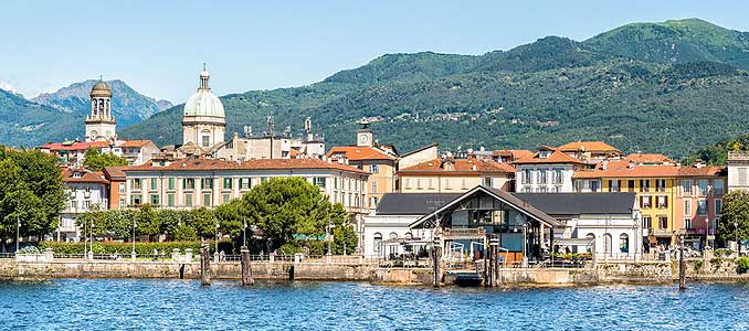 Bild zeigt Verbania am Lago Maggiore